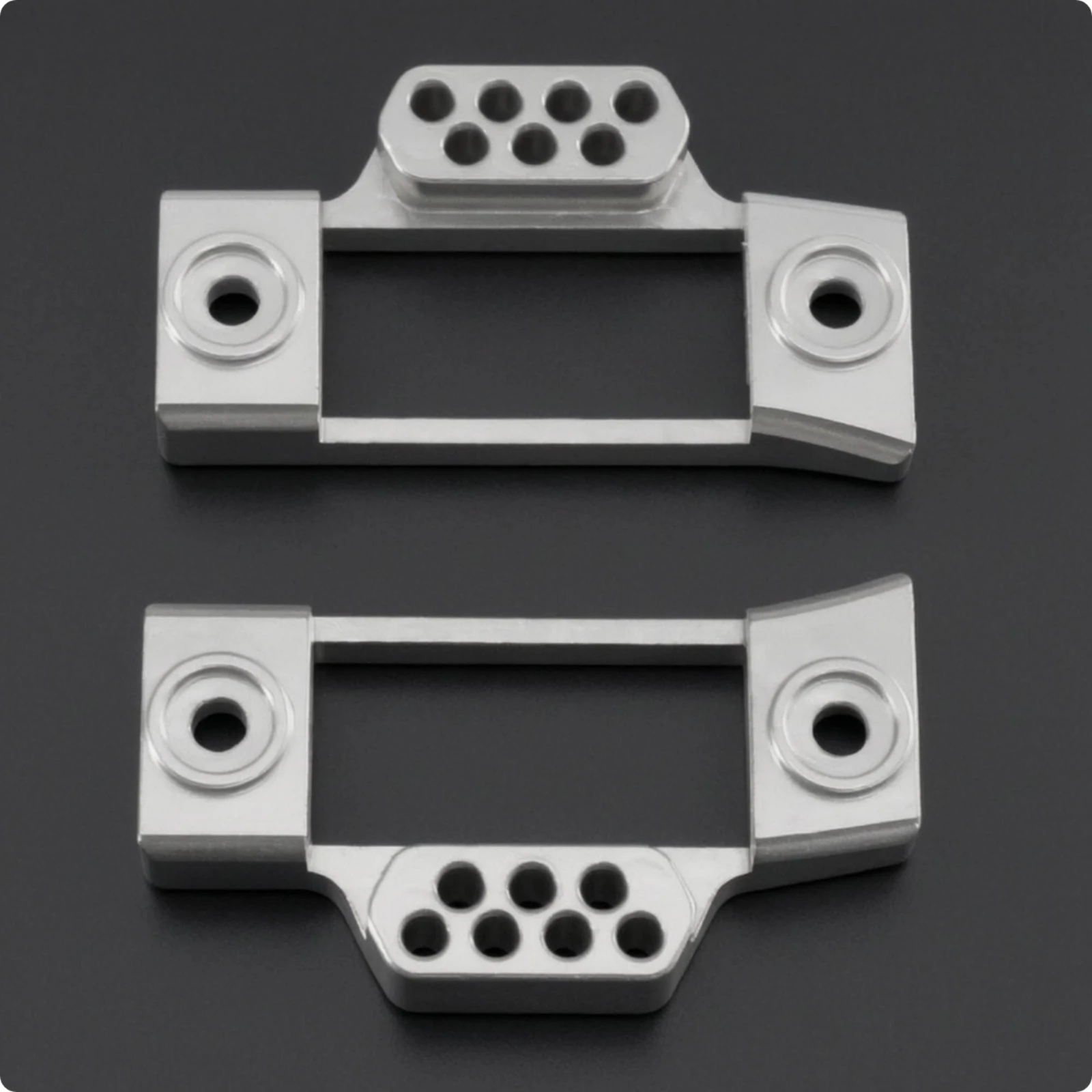Front Shock Bracket CNC-Machined Shock Mount Part Direct Replacement Long-Lasting for RC Hobbyists