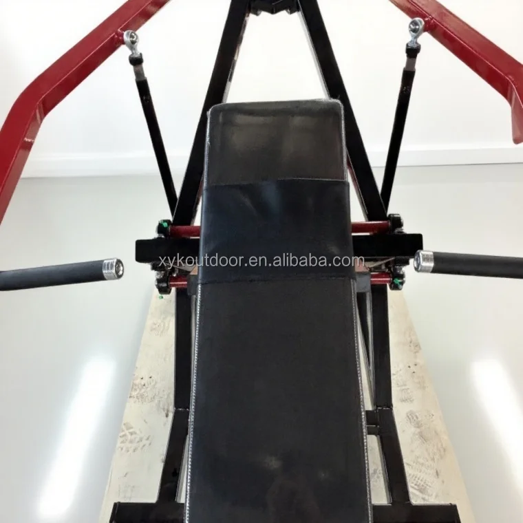 Commercial Steel Chest Press Machine Safety Back Exercise Multi-Directional Weight Plate Loaded Strength Training Gym Equipment