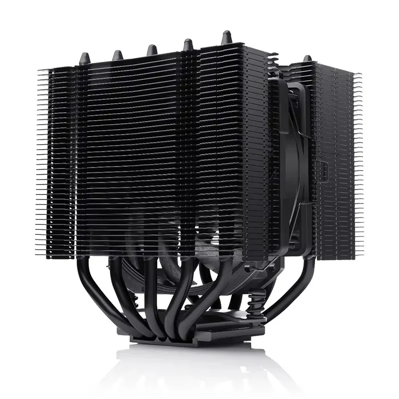 2026 New NOCTUA NH-D12L CH.BK 5 Heat Pipe Double Tower CPU Air-Cooled Aluminum Radiator for Computer Case Reflow Soldering ATX C