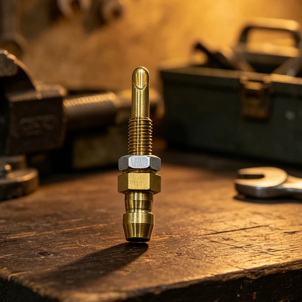 Upgrade Precision‑Machined Brass Gas Nozzle, Pressure‑Switch Fitting For Domestic Water Heater Units, Multi‑Sized Spare