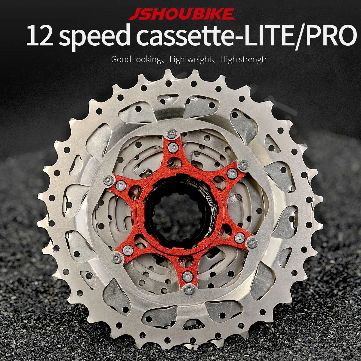 JSHOUBIKE MTB/Road BIKE Bicycle Cassette 12Speed Freewheel 11T-32T 11T-46T 11T-50T labor-saving/lightweight FOR SHIMANO SRAM