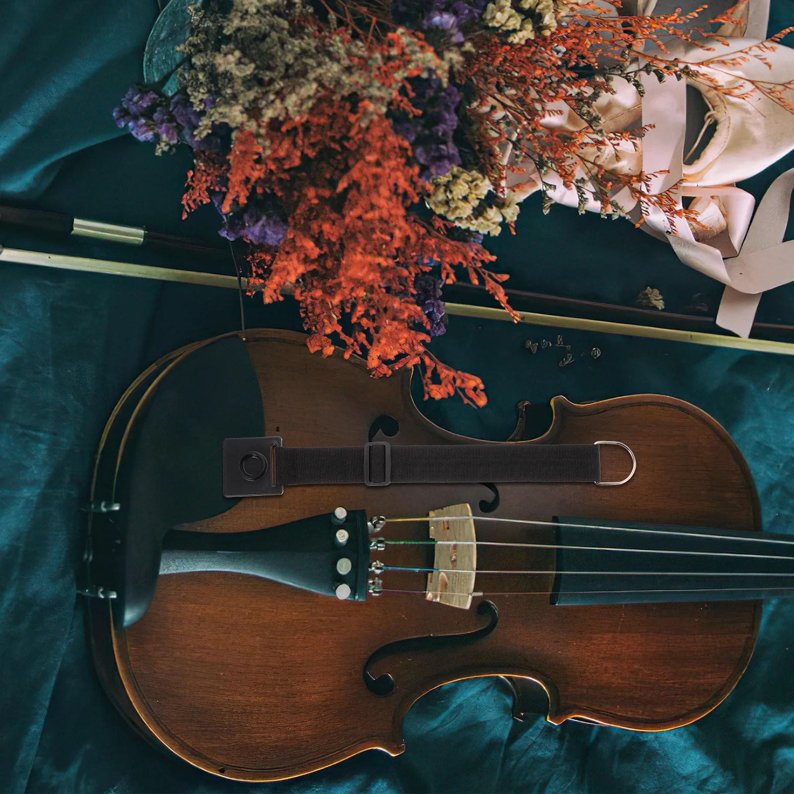 

Anti-Slip Mat For Cello 40-70Cm Adjustable Non-Skid Floor Protection Cello Strap Holder Stop Board For Musicians Rehearsal