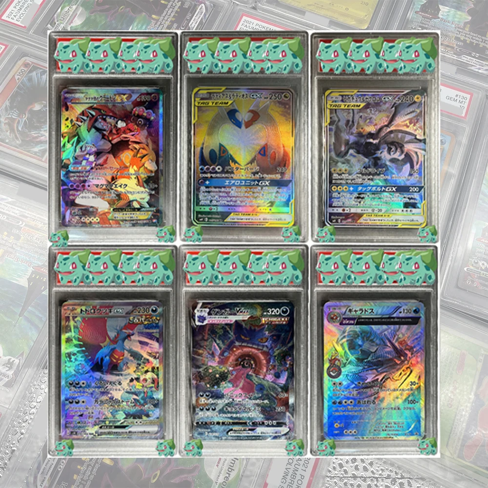 

DIY Proxy PTCG Ex Collection Card Series 2018 Anime Jap Anese XY MG Groudon Double Crisis 1St Ed GEM MT10 Голографическая карта с этикеткой