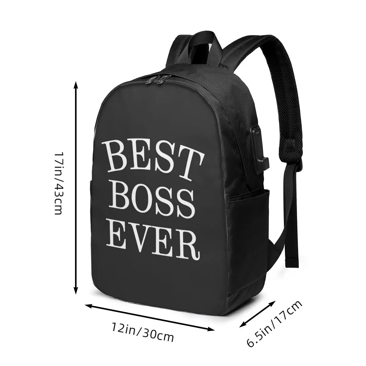 Lady Best Boss Ever Backpack Travel Notebook Bag Computer College Student School Bag Laptop Shoulder Bags for Men Women view 6