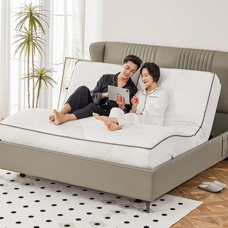 King Frame Bed Lit Pliable Queen Living Room Size Bedroom Electric Folding Bed Sleeping Set Sommiers Murphy Mattress Furniture