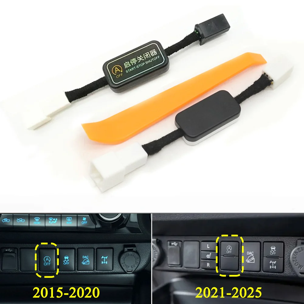 

Automatic Start Stop Engine System Eliminator A-Off Closer Smart Disable Delete Canceller Cable Plug For Toyota Hilux 2015-2025