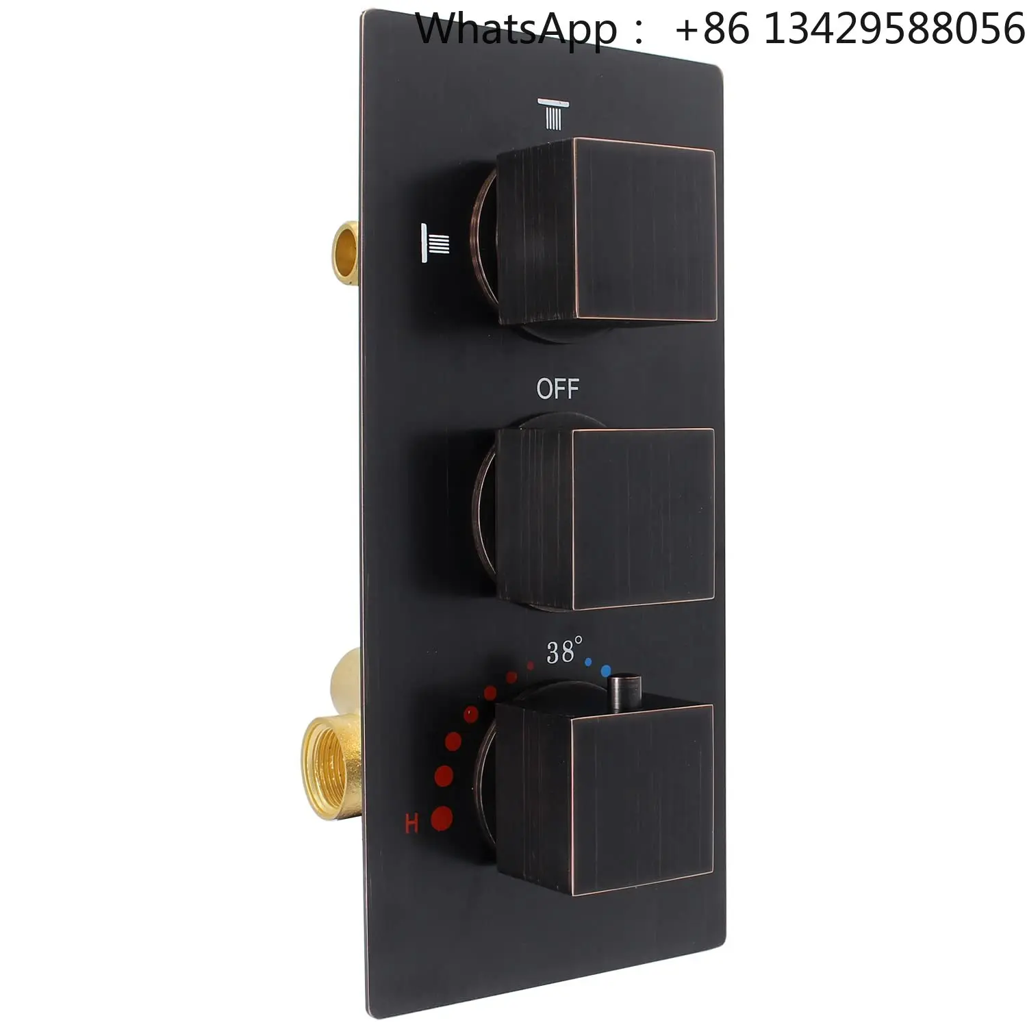 

Chrome Hand Shower Set with Thermostatic Safety Lock Modern Design Easy Installation 3-Year Warranty Bathroom Shower System