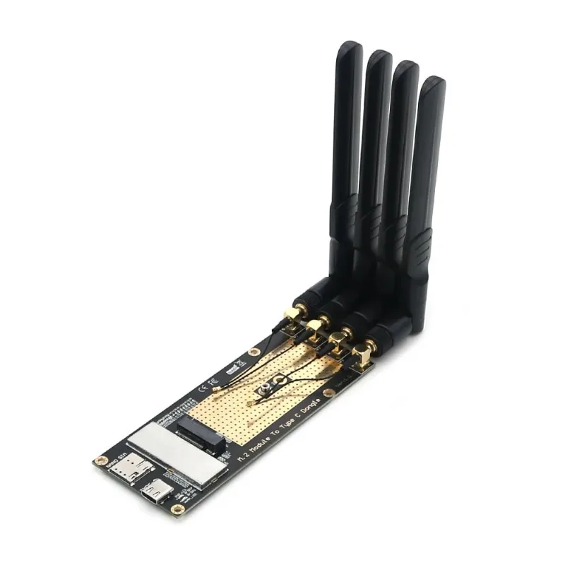 M.2(M.2) 3G/4G/5G Module to Type C /USB 3.0 Adapter with NANO SIM card Slot for RM500Q/RM500U /GM800/ SIM8200 Module view 5