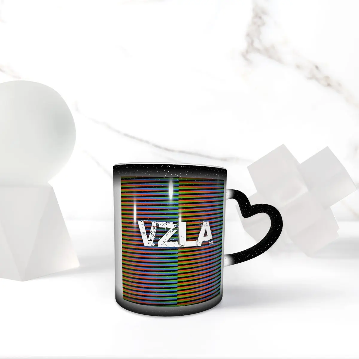 Maiquetia Carlos Cruz Diez Venezuela Mug Funny Ceramic Coffee Cups Tea Mugs Milk Cup Drinkware Gift for Friends