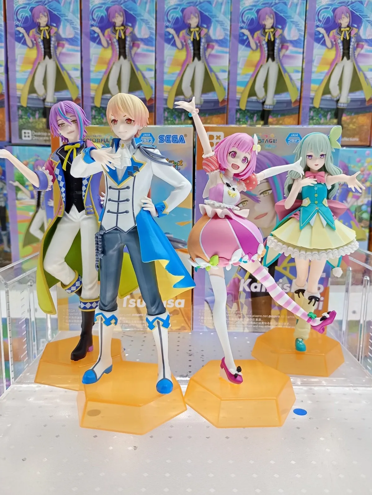 Original SEGA Colorful Stage! feat Hatsune Miku Tenma Tsukasa Kusanagi Nene Kamishiro Rui Otori Emu Action Figure ToysPVC Doll