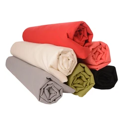 Cotton Lining Fabric No Elasticity Solid Color Thin Breathable for Sewing Clothes By Half Meter