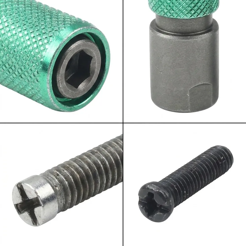 3pcs Quick-Lock Hex Adapter Set Hexagonal Quick Release Connecting Rod Drill Bits Chuck Adapter For Drill & Angle Grinder