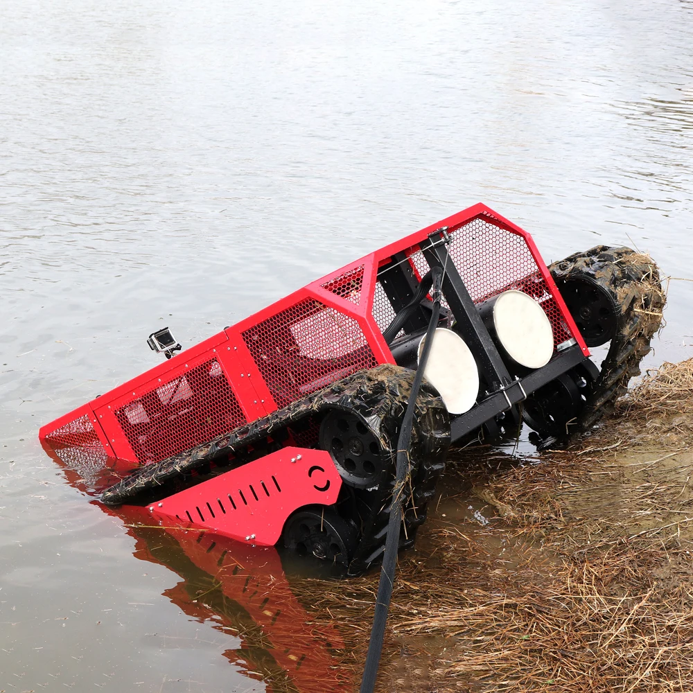 Waterproof IP68 Sewer Cleaning and Inspection Robot Chassis, Unclogging Machine with 30m Underwater Depth Rating