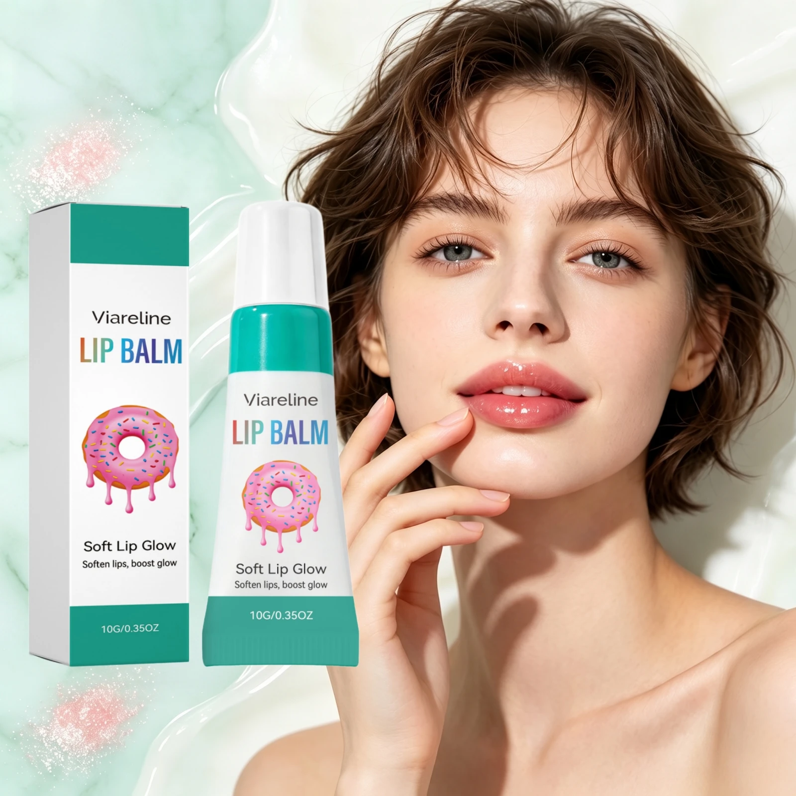 Moisturizing Lip Balm With Sweet Berry Scent Smoothing Shine Lips Care Moisture For Dry Lips Soft Lip Glow Hydrating Glossy Balm