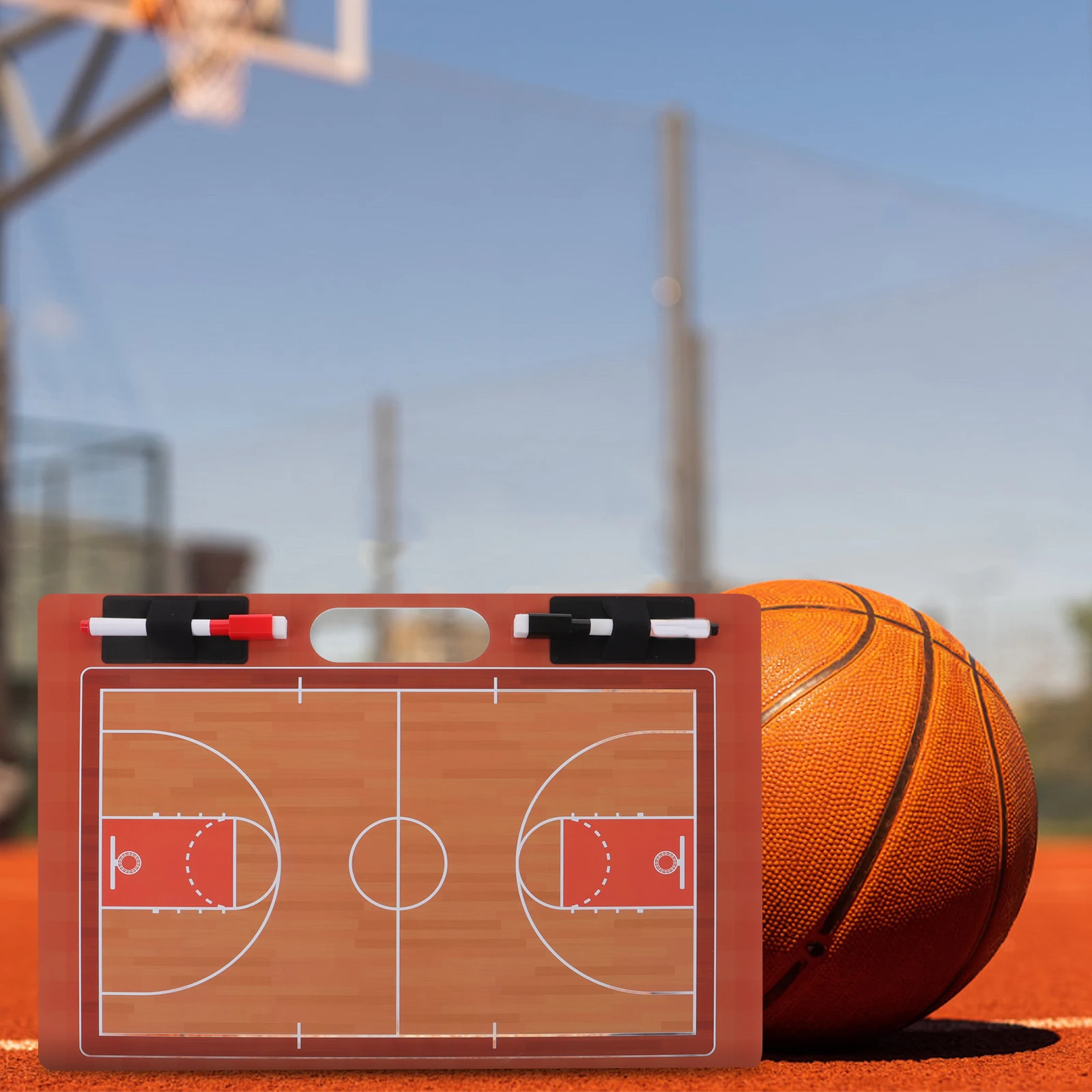لوح كرة السلة PVC خفيف الوزن ومتين ومعدات المسح الجاف لمستلزمات الكرة الرياضية