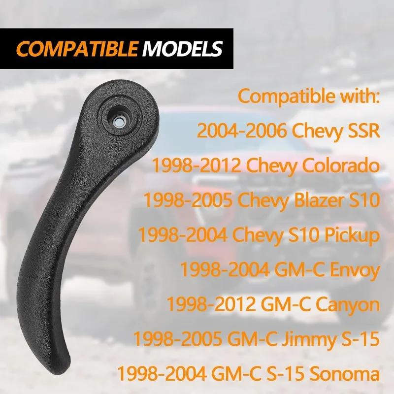 For Chevrolet Blazer S10 Jimmy Sonoma Oldsmobile Bravada Seat Back Adjustment Handle Left and Right 12473015