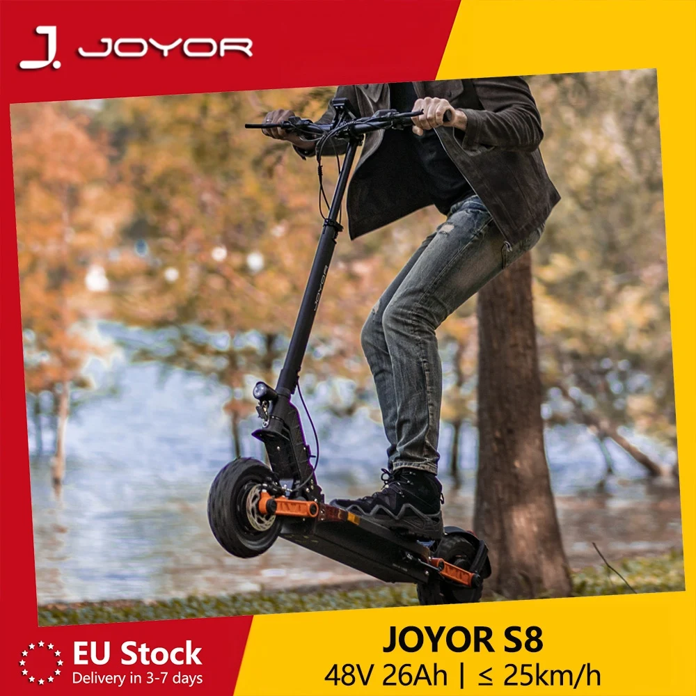 Image of JOYOR S8 10 Zoll E-Scooter mit 48V 26Ah Akku, 25 km/h und 90 km Reichweite