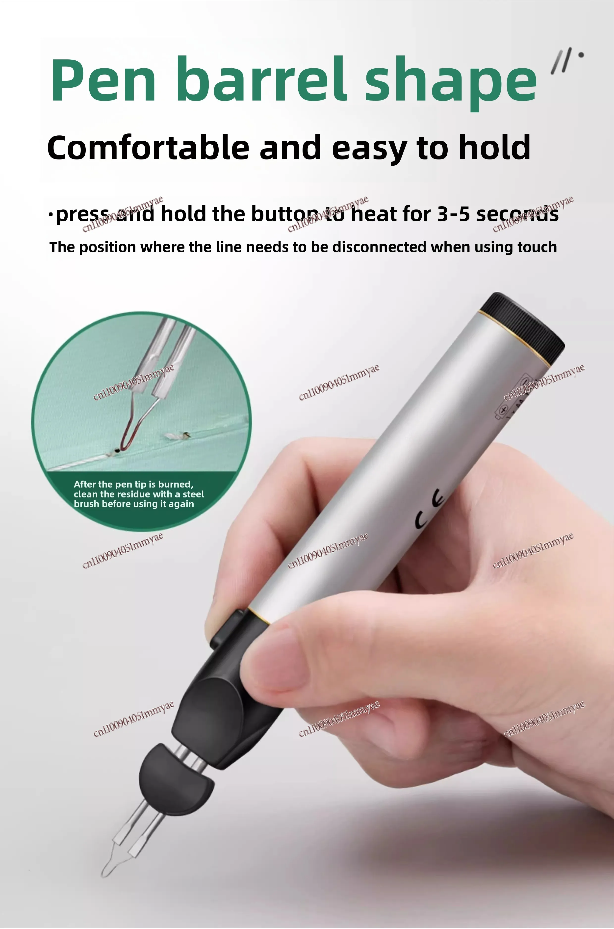 

Burning pen braided rope ironing pen hand-woven ironing head artifact adjustable temperature