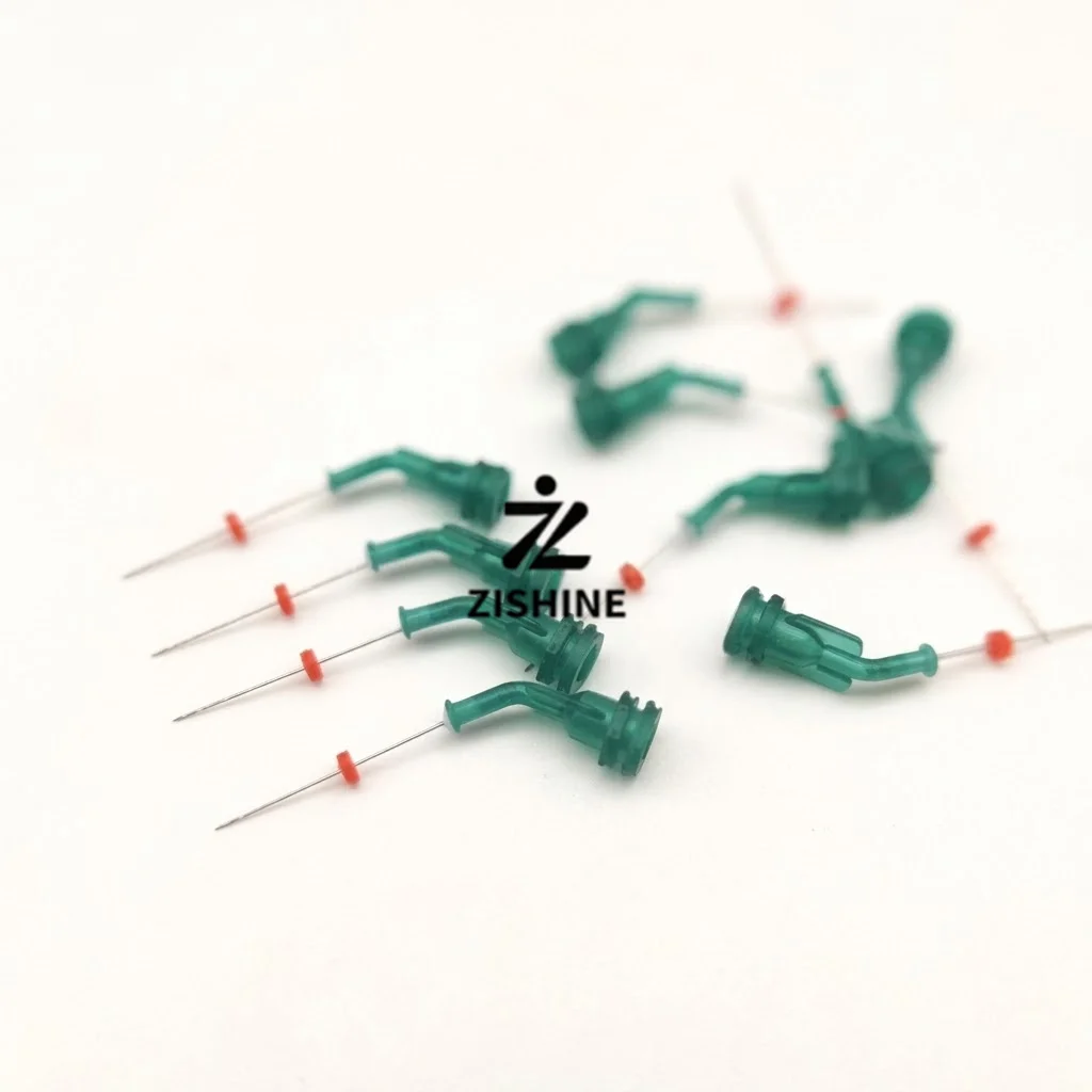 50Pcs Dental Root Canal Irrigation Needle Tips Dual Side Vented Endodontic Syringe Needle 0.3mm 21/25mm Posterior Anterior Teeth
