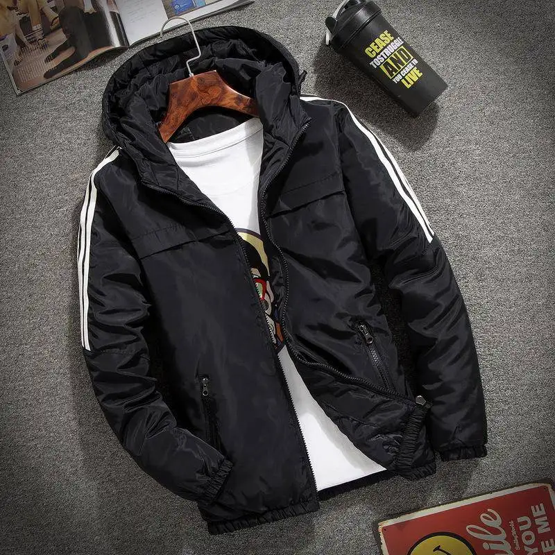 

New 2025 Men's Casual Thickened Cotton Jacket Stylish Leisure Korean Version Autumn Winter Coat for Junior High School Students