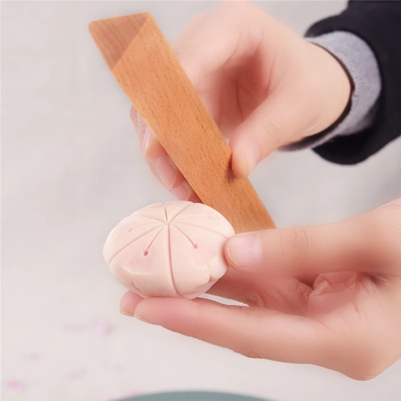 Japanese wagashi  basic triangle stick fruit practice cutting stick mold