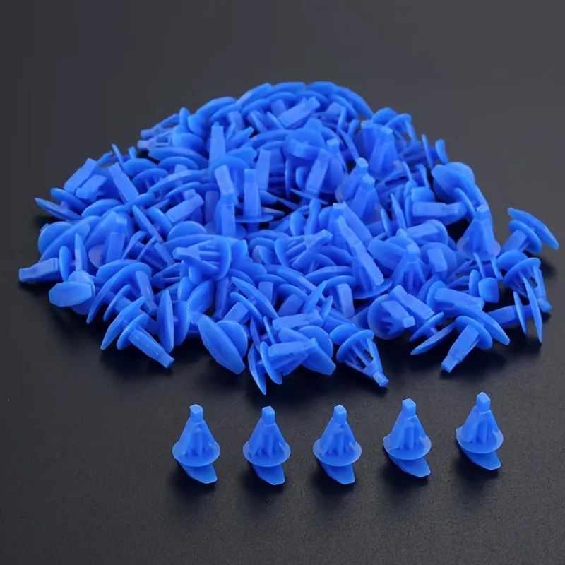 Anti-Aging Material Door Frame Seal Clips 47 pcs, perfect for Hood Seal Strips, Easy Push-in Install