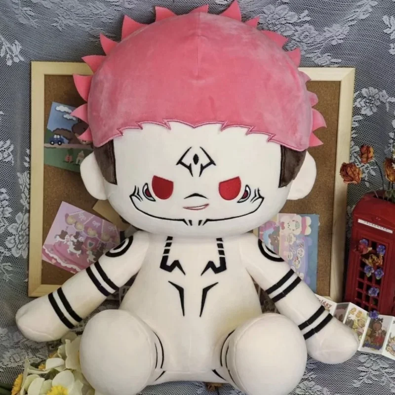 Ryomen Sukuna Jujutsu Kaisen  Cosplay 40cm Nude Doll Cotton Plush Toy Stuffed Soft Plushie