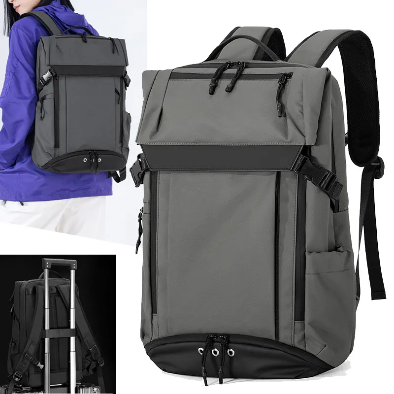 

Outdoor Camping Mountaineering Bag Hiking Climbing Rucksack Multifunctional Travel Backpack Business School Bag Laptop Pokect