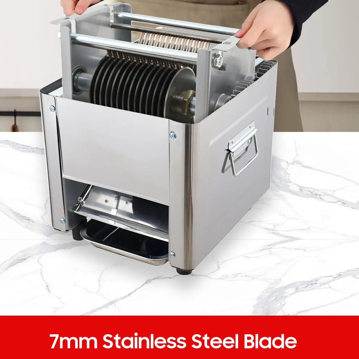 Elektrische Fleisch Slicer Maschine Zubehör Haushalt Fleischwolf Gemüse Fisch Cutter Filet Geschreddert Cutter Slicer Zubehör