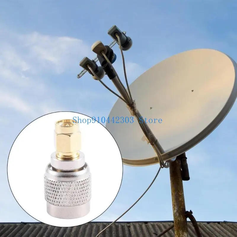 652F TNC to SMA Adapter Connectors Copper Male and Female Ends Conversion Head for Male Female Application