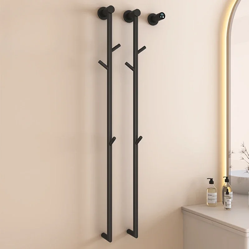 Electric Towel Rack Heating Towel Holder Thermostatic Suitable For Bathroom Heated Towel Rack Concealed Installation