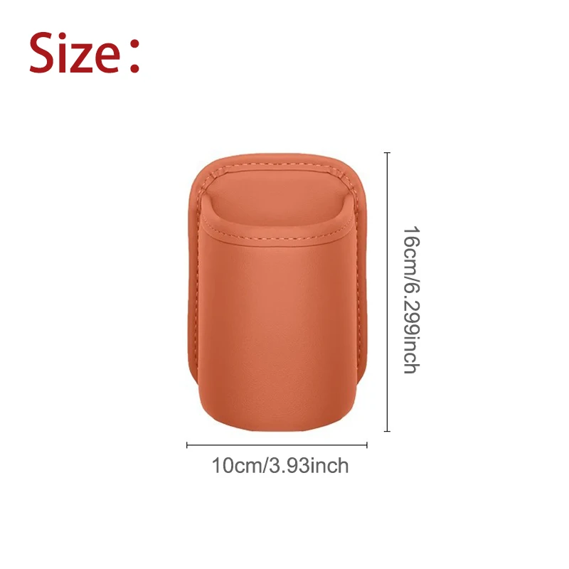 1pc Dual-Function Auto Vent Mount Organizer, Vehicle Beverage Holding Stand, Universal Small Interior Waste Storage Bin