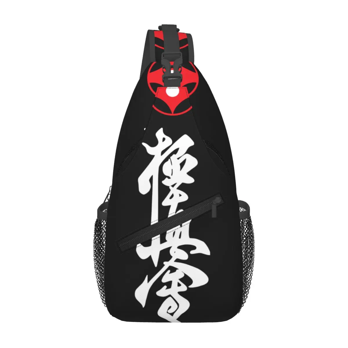 Kyokushin Karate Chest Bag Fashionable Portable Travel Cross chest bag Customizable