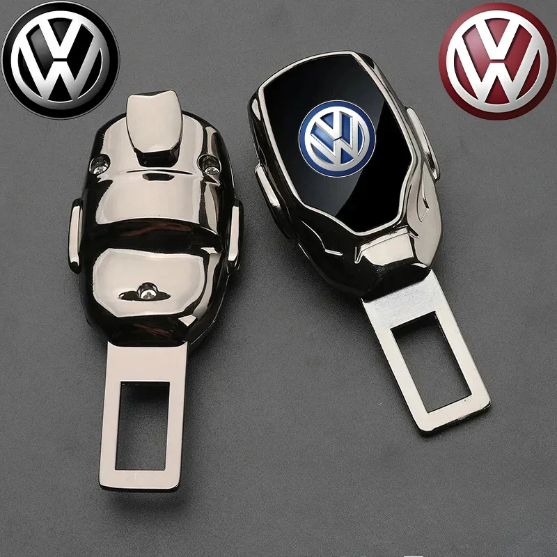 Car Seat Belt Clip Extension Plug Car Safety Seat Lock Buckle for Volkswagen VW Rline Beetle Touareg Tiguan Touran CC Golf MK6 7