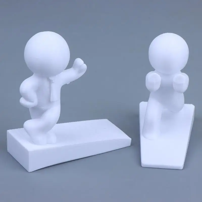 Cartoon Decorative Door Stop Non-slip No Drilling Door Stopper Anti Collision Action Figure Door Bumper For Home&Bedroom