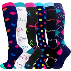 Chaussettes de compression médicales pour hommes et femmes, varices, allaitement, course en plein air, sports de grossesse