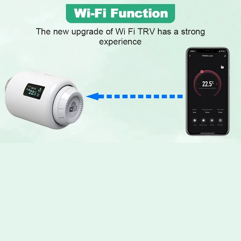 Wifi Thermostat Thermostatic หัววาล์วหม้อน้ํา Actuator อุณหภูมิความร้อน Controller Alexa