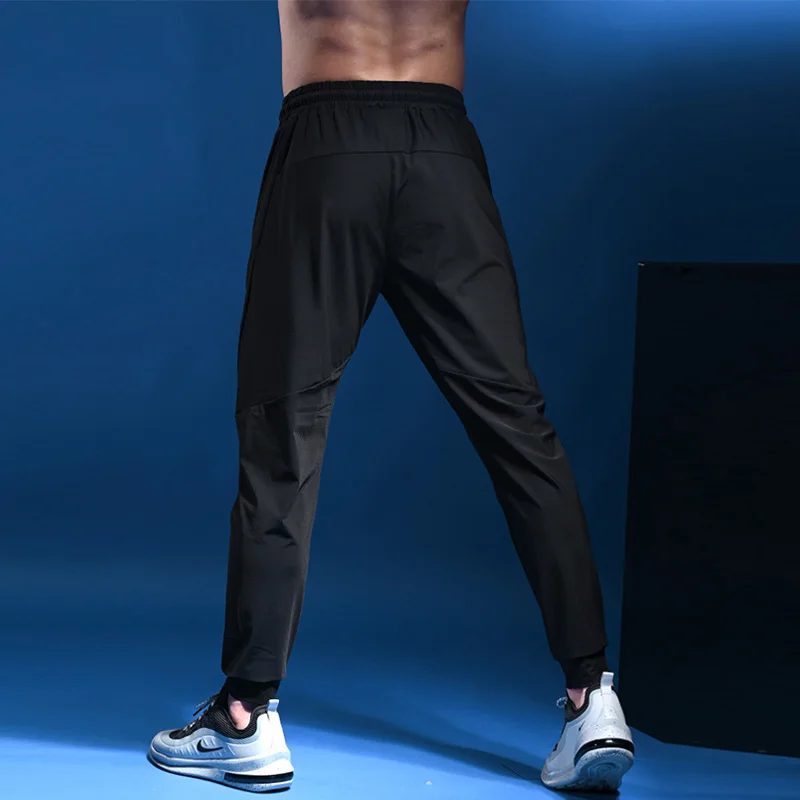Sports Running Pants Men\'s Breathable Fitness Training Jogging Sweatpants Basketball Tennis Trousers Gyms Track Elastic Pants