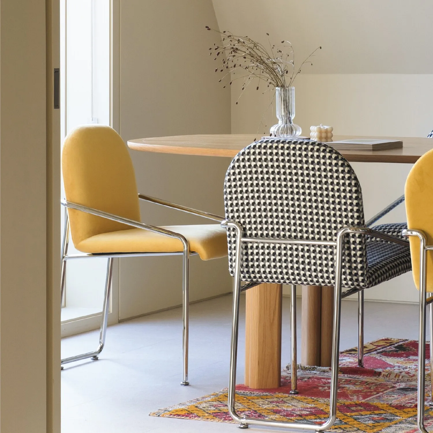 Home Dining Chairs, Simple and Modern Stainless Steel Backrests, Soft Pack Chairs, Coffee Shops, Restaurants, Leisure Chair