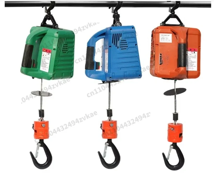 Wireless Remote Control 220v Mini Electric Hoist Portable Electric Winch