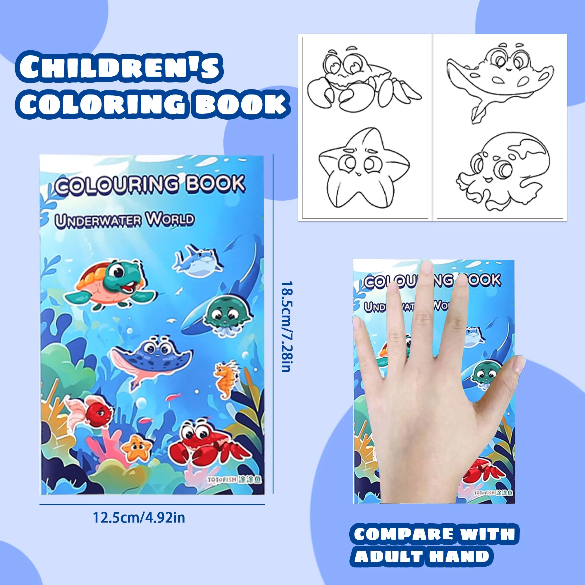 Adult Coloring Books Whimsical Creature Adventures, Fun Stress - Relieving Coloring for Family Creativity at Home