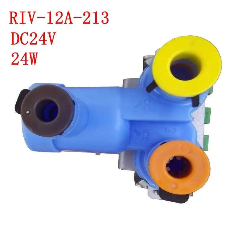 لثلاجة LG صنع الثلج صمام مدخل صمام الملف اللولبي RIV-12A-213 DC24V 24 واط أجزاء