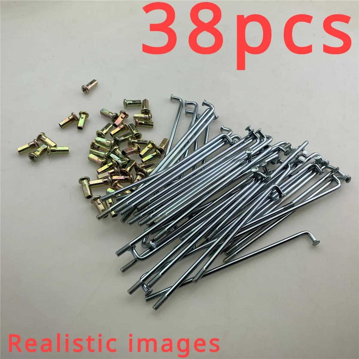 

38pcs For GN125 for GN250 Jialing Cabbage Off-road Motorcycle Front /Rear Drum Disc Brake Steel Wire Spokes / Car Bars GS125 GY