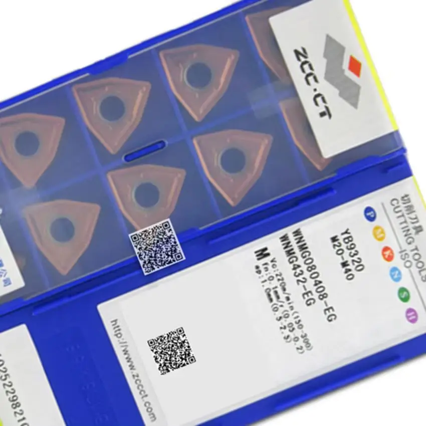 

WNMG080408-EG YB9320/WNMG080408-EG YBM153/WNMG080408-EG YB9315 WNMG432 ZCC.CT CNC carbide inserts 10pcs/box