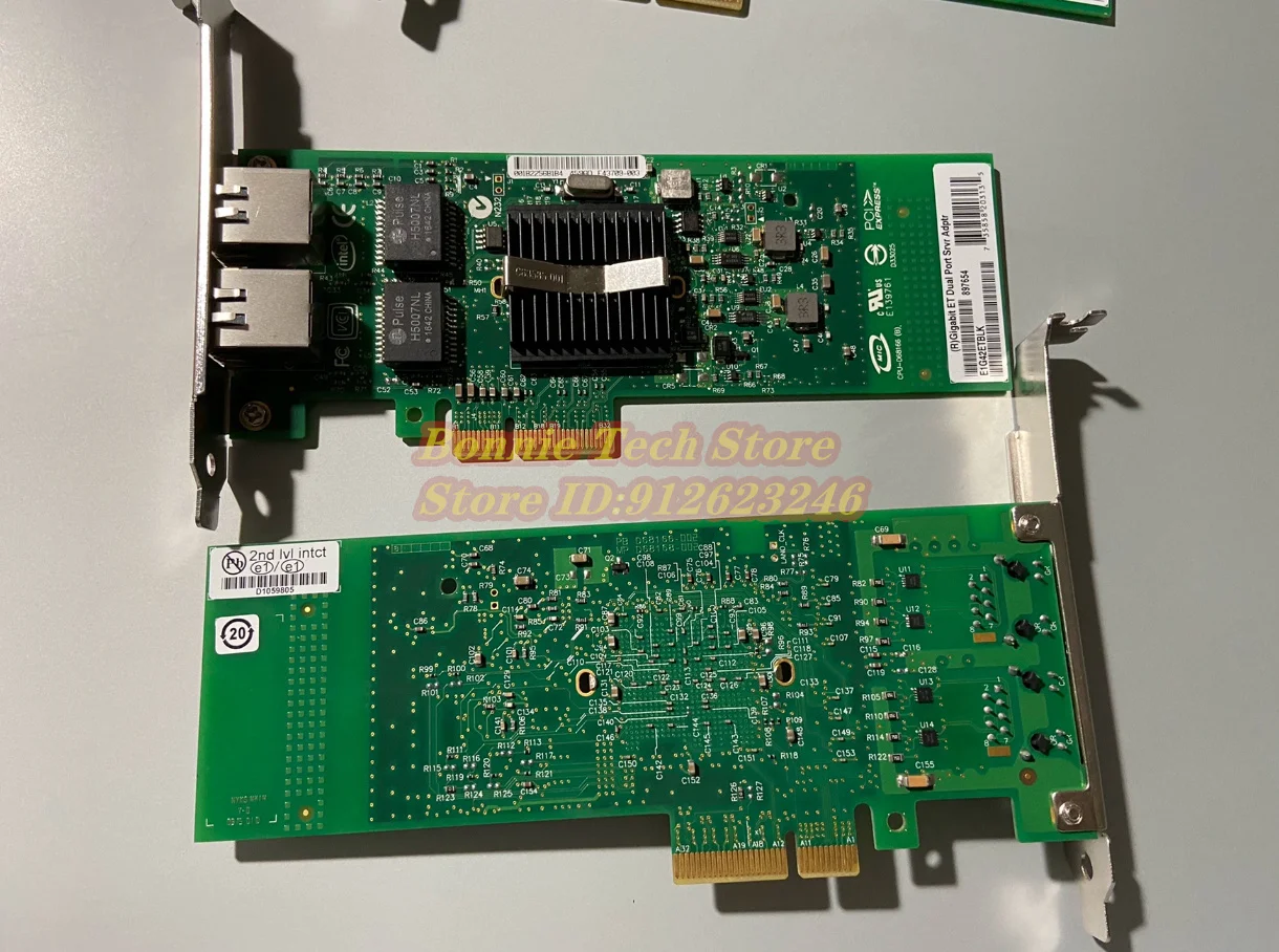 

E1G42ETBLK для двухпортового адаптера Intel Gigabit ET Srvr