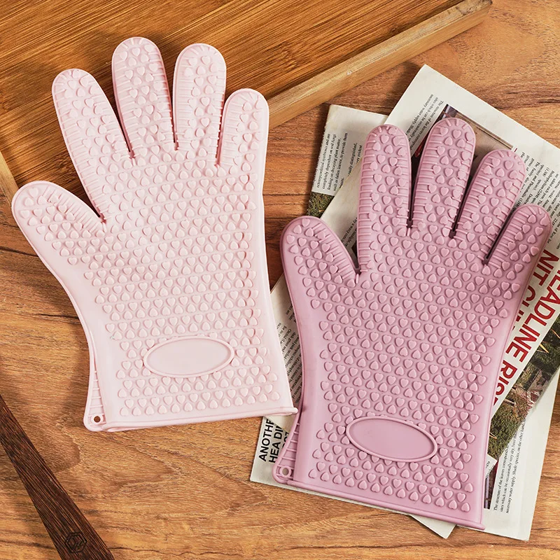 

Heat insulation gloves Kitchen non-slip microwave oven anti-scalding special oven glove