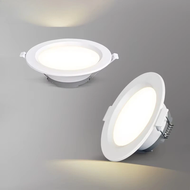 High Quality Indoor Energy Saving Round Ceiling Recessed Light Emitting Diode Downlight Living Room Ceiling Light Spotlight