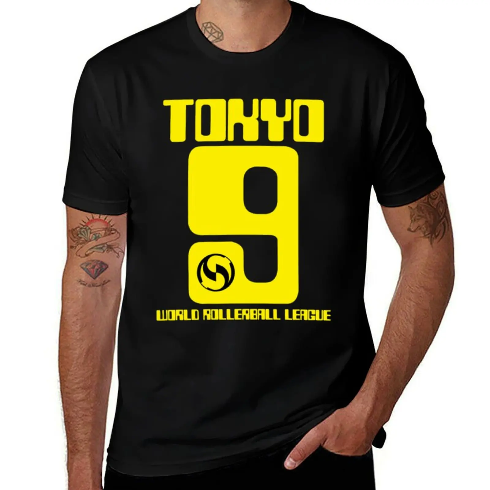 

Tokyo (Rollerball) Essential T-Shirt heavyweights vintage for a boy men workout shirt