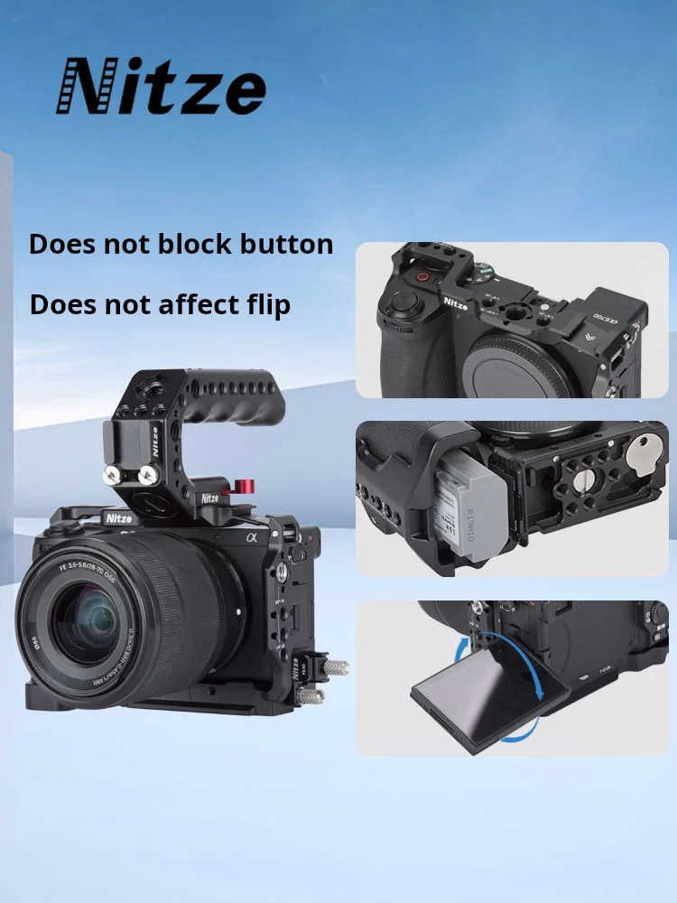 Nitze Photography Equipment Video Live Broadcast Sony A6700 Camera Full Frame Rabbit Cage T-S12B T-S12C T-S12D