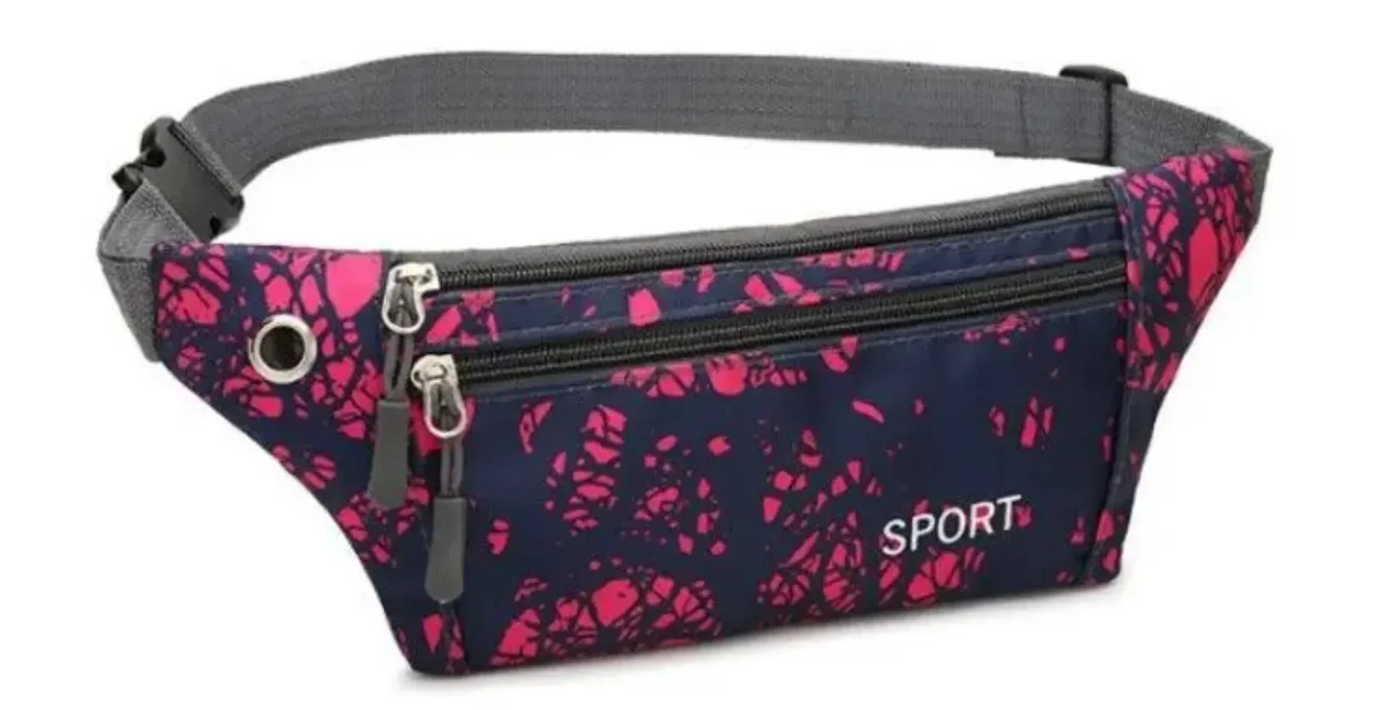 Nowa męska torba na talię z nadrukiem Sport Run Fanny Pack Damska torba na ramię Moda podróżna Torba na klatkę piersiową Torebka na telefon Wielofunkcyjny pasek